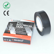 Fita de isolamento elétrico de PVC com adesivo de borracha para proteção elétrica